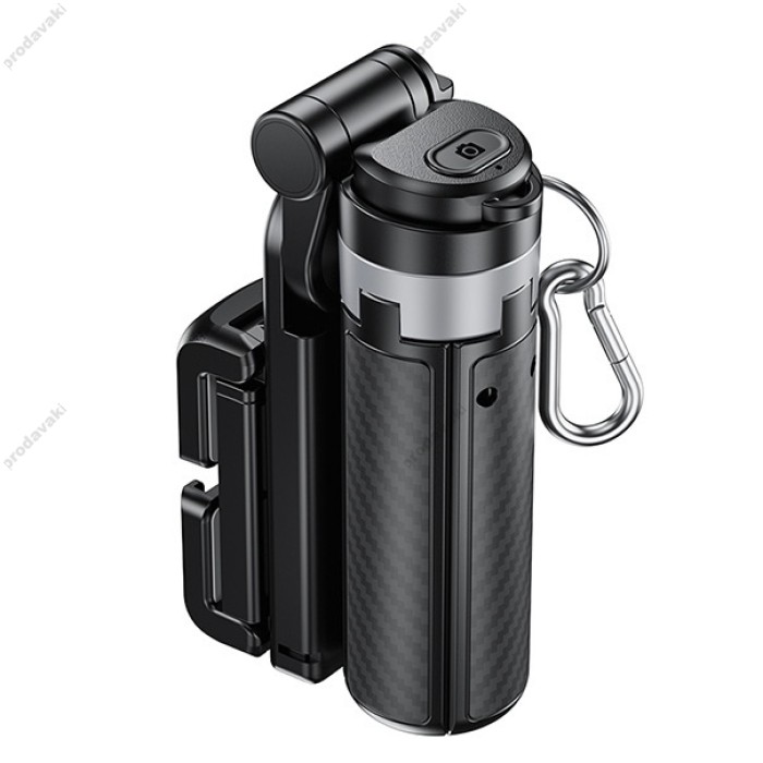 Монопод-трипод XO SS29 Collet Model 4in1 Multifunction Mini Bluetooth Selfie Stick 0.38m Black